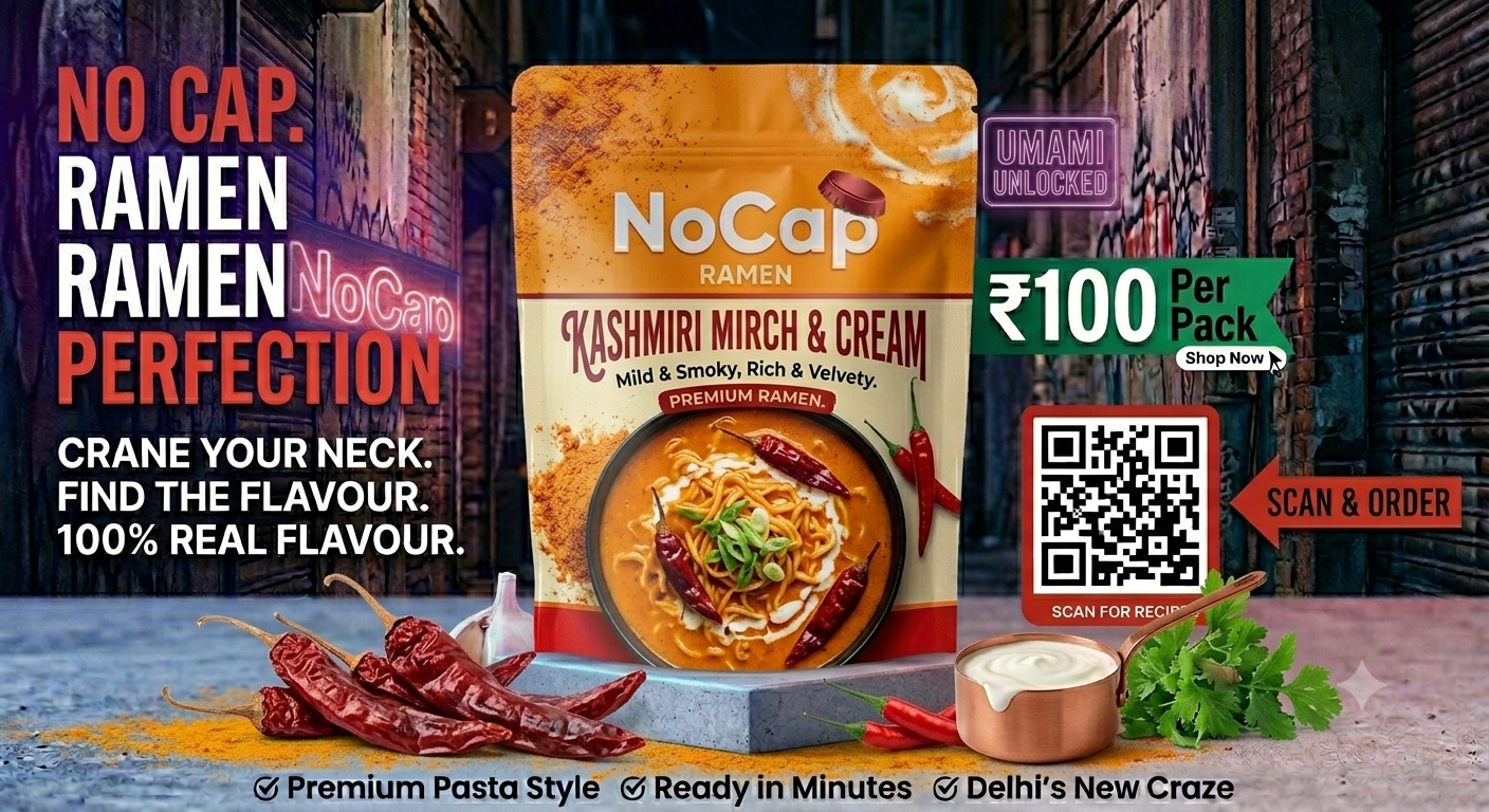 Kashmiri Mirch & Cream Stir-Fry Ramen